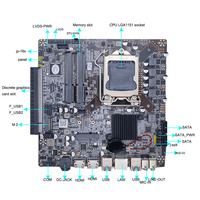 Diskrete Grafikkarte Core I3 I5 I7 8. 9. Generation H310 LGA 1151 Mini Micro ATX Motherboard Hauptplatine