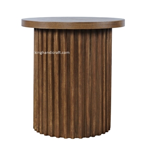 OEM Handcrafted Modern Simple Wooden Pedestal <b>Plinth</b> <b>Stand</b> for Flower Arrangement Cake Display Event Decor - Product Image 2