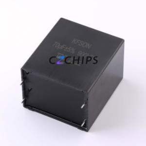 ตัวเก็บประจุฟิล์มโพลีโพรพิลีน (CBB) รุ่น TDC706J0900D576545CS แบบ DIP-4, ระยะขา P=52.5 มม. 70uF 5% 900V - Product Image 1