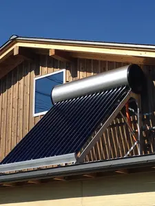 Evakuierte Vakuumröhren-Solar warmwasser bereiter rohre mit hohem Wirkungsgrad