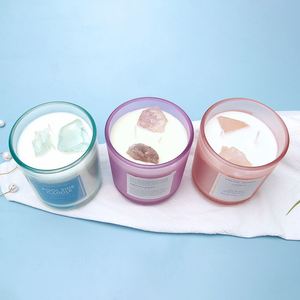 Juego de Velas Aromáticas de Cera de Soya de Marca Propia en Frascos de Vidrio Ecológicos, Regalo Moderno para Bodas, Días Festivos, Acción de Gracias, Día de la Madre - Product Image 3