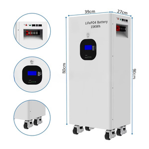 Sistema de Almacenamiento de Energía LiFePO4 de 15 kWh, Batería de Litio de 51.2V 300Ah con Comunicación CAN para Aplicaciones de Red Híbrida Solar Doméstica NV - Product Image 1