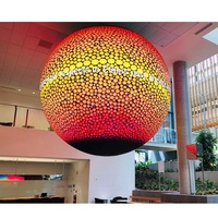 Affichage LED flexible HD P2.5 pour intérieur, écran sphérique LED, affichage de bannière LED, affichage LED créatif personnalisé