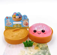 Lindos Bollos de Espuma PU con Purpurina, Bolas Antiestrés con Cara Sonriente, Juguete Sensorial, Color Personalizado, Juguete Promocional