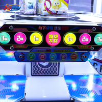Joyplay Crazy Card Game Machine 4 joueurs, machine de jeu à monnayeur pour cartes, avec fonction de remise de tickets et de cadeaux, pour enfants, usage intérieur