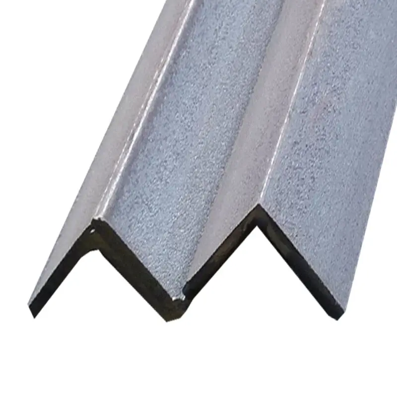 ASTM A36 A572 Q195 Q215 S355JR 50x50x6mm barra angular de acero al carbono Barra de Ángel igual para la construcción de edificios