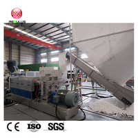 Système de recyclage de mousse EPS en plastique Panneau isolant pour boîte à poisson en mousse EPE XPS Réutilisation de la machine à granuler et à granuler