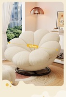 Canapé simple et moderne, créatif, pour chambre à coucher, salon, bureau, petit canapé, chaise de balcon, chaise de détente, fauteuil pivotant individuel