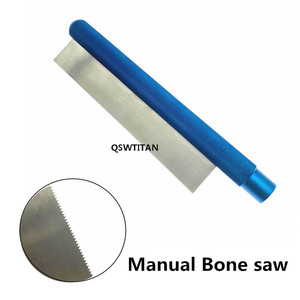 Serra de Osso em Aço Inoxidável com Lâmina Fina, Serra Manual para Veterinária, Serra Cirúrgica de Osso de 18cm, Instrumentos de Ortopedia - Product Image 3