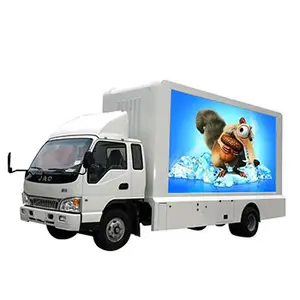Full Color P4.81 P6.25 Truck / Trailer / Car Mobile Billboard Mounted Led Display Screen Advertising HD Panel