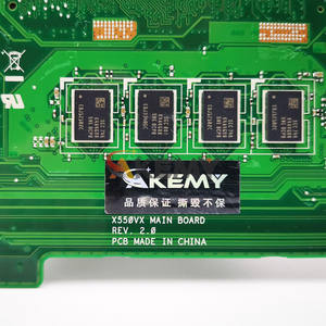 มาเธอร์บอร์ดแล็ปท็อป X550VX สำหรับ Asus VivoBook VX50V K550VX W50V FH6500V FH5900เมนบอร์ด X550VXK เมนบอร์ดพร้อม I7 <span class=keywords><strong>I5</strong></span> CPU STK - Product Image 6