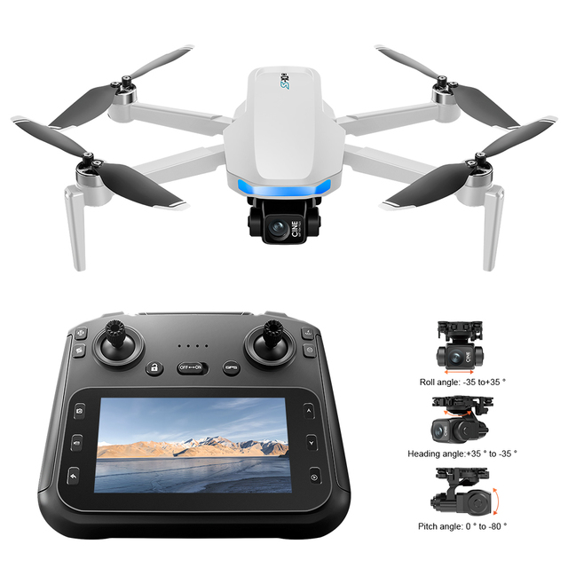 S-X1 Most Popular Cheap 4K Camera 3 Axis Gimbal Screen Control 30 Minutes 5KM Flight Mini Portable RC Beginners Outdoor Drone