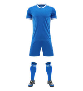 Karsevali <span class=keywords><strong>Madrid</strong></span> Mbappe # Ensemble Cadeau de 10 Maillots/Shorts et Chaussettes de Football Respirants pour Enfants et Jeunes (Tailles 26/27) (Bleu 30) - Product Image 1