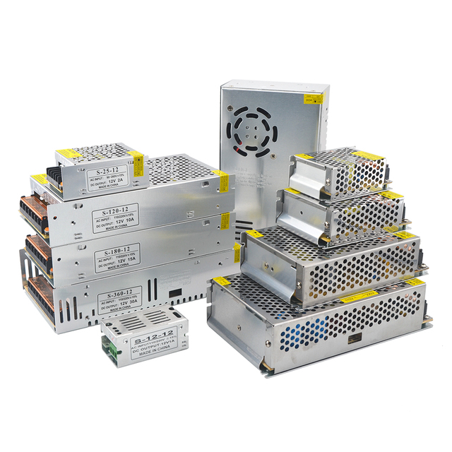 5v 12v 24v 36v 48v Switching Power Supply 2A 3A 4A 5A 10A 15A 20A 30A 40A 50A Power Supply 15-400W for LED Strip Light