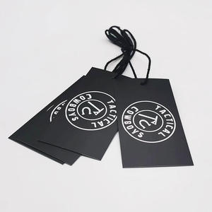 Etiquetas colgantes de tela de lujo con impresión de nuevo diseño, etiquetas de papel colgantes, etiquetas personalizadas para ropa - Product Image 4