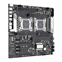 Motherboard X79 S8 E-ATX Dual CPU LGA2011 Mendukung Dual E5 V1/V2 DDR3 1333/1866MHz 256G M.2 NVME SATA3