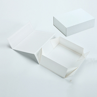 Boîte pliable rigide en carton blanc de qualité alimentaire, personnalisable, pour emballage de gâteaux, maquillage ou cadeaux, finition mate ou brillante, vente en gros