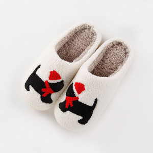 Pantuflas Navideñas para Mujer, de Alta Calidad, Suaves y Cómodas, Antideslizantes, para Invierno, con Plantilla de Espuma, Cálidas y Acogedoras para el Hogar - Product Image 4
