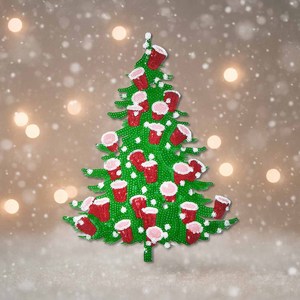 Patch Tree Holiday Mood pour chemises - Product Image 1