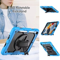 Étui robuste antichoc pour tablette iPad Air 4/5e génération 10,9 pouces, avec bandoulière, compatible iPad Pro 11