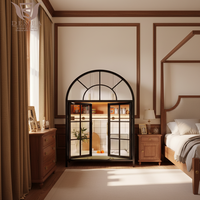 Ventana Abatible DEMEA de Estilo Posmoderno, Personalizada, de Aleación de Aluminio, Resistente al Viento, Insonorizada, con Doble Acristalamiento y Rotura de Puente Térmico