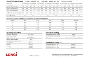 Paneles Solares Hi Mo7 para LR5-72HGD, Módulos Monocristalinos Bifaciales Tipo N de 585W-620W, BIPV HJT, Lámina Trasera Blanca, 23% de Eficiencia, para Plantas de Energía - Product Image 2