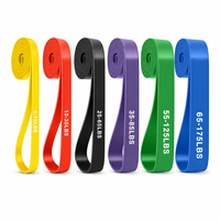Bandas de Resistencia JOYFIT con Logotipo Personalizado, Juego de Bandas de Asistencia para Dominadas de TPE de 208 cm para Entrenamiento de Fuerza, Gimnasio, Yoga