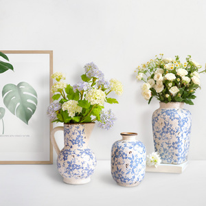 OEM Factory Direct Price Custom Home Decoration Dried Flower Arrangement Floor Porcelain <strong>Vases</strong> - Product Image 2