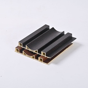 Home Interior Fluted Wall Panels Waterproof <strong>Plastic</strong> Composite PVC Coating <strong>Cladding</strong> Decorative <strong>Bathroom</strong> Design for Indoor Office - Product Image 6