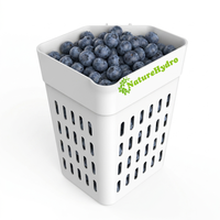 Ember Pemetik Blueberry Persegi Panjang Mudah Digunakan dengan Pegangan dan Ventilasi