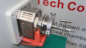 เตาหลอมแบบท่อแนวนอนขนาดกะทัดรัด 1700 องศาเซลเซียส เตาหลอมแบบท่อไฟฟ้า เตาหลอมแบบท่อสแตนเลส พร้อมท่อแก้วควอตซ์ - Product Image 4