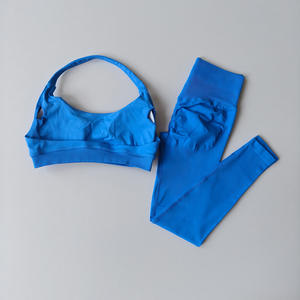 थोक ठोस महिलाओं की जिम फिटनेस ने निर्बाध पुश-अप स्पोर्ट्स ब्रा के लिए सांस लेने योग्य है - Product Image 2