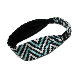 European And American Custom All-over Retro Printed <strong>Headband</strong> With Crisscross Elastic Fabric Hair Accessory <strong>Headband</strong> - Product Image 5