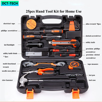 Kit d'outils de réparation et d'entretien pour la maison, 13/19/22/25/45/52 pièces/ensemble, en acier à haute teneur en carbone, avec étui rigide, support OEM, y compris des tournevis