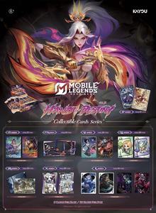 [100% Oficial] Caja Sellada KAYOU-Mobile Legends Bang Bang Cartas Coleccionables Mano del Destino 001A SEA TCG Caja <span class=keywords><strong>de</strong></span> Sobres <span class=keywords><strong>de</strong></span> Papel - Product Image 3