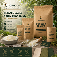 Bahan Lilin Kedelai Bubuk untuk Produksi Aromaterapi dalam Stoples, Pemasok Grosir, Pembeli Bisnis, Kemasan Ritel