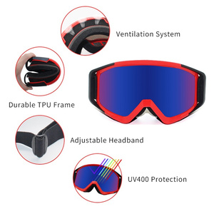 Lunettes de motocross polarisées anti-buée, lunettes de soleil de sport moto design, lunettes de sécurité <span class=keywords><strong>pour</strong></span> moto tendance <span class=keywords><strong>pour</strong></span> hommes, logo personnalisé - Product Image 3