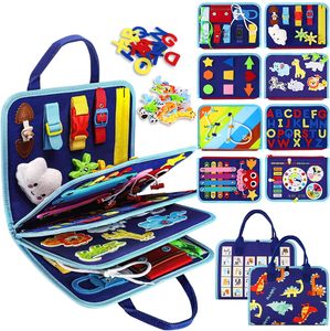 Cadeau de Noël et de Thanksgiving 2024, jouet éducatif Montessori pour enfants en bas âge, jouet en feutre, tableau d'activités silencieux, livres silencieux pour garçon et <span class=keywords><strong>fille</strong></span> - Product Image 6