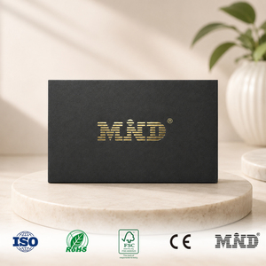 Scatola di Carta Magnetica di Lusso Personalizzata con Logo in Lamina d'Oro, Finitura Opaca per Carte RFID NFC, Carte Chiave Hotel, Carte Regalo VIP - Product Image 2