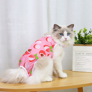 Ropa de mascotas <span class=keywords><strong>para</strong></span> interior, cirugía de gatos, heridas abdominales quirúrgicas, recuperación de mascotas <span class=keywords><strong>para</strong></span> gatos, traje de pijama de esterilización, gran oferta - Product Image 5