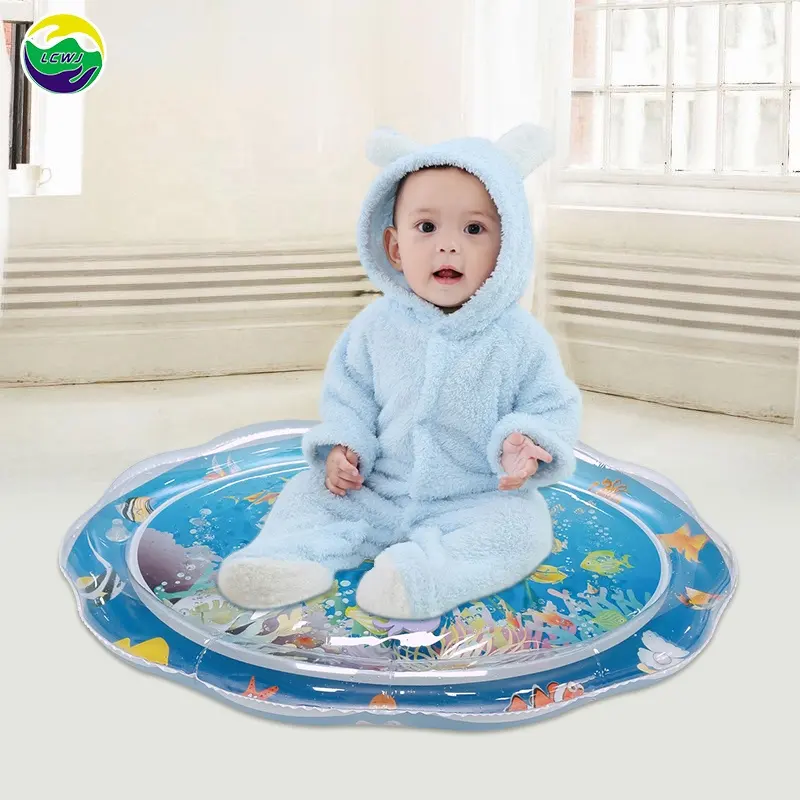 Lc Hot Infant Baby Spelen Mat Opblaasbare Water Tummy Mat