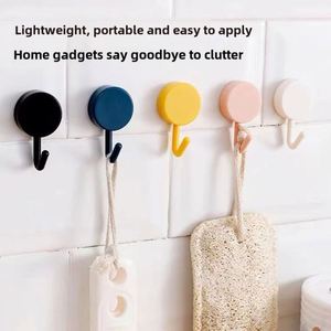 Wholesale Kitchen Bathroom Cute Plastic Self Adhesive <b>Wall</b> <b>Hook</b> Towel Bag Clothing Home Organizer <b>Hooks</b> - Product Image 3