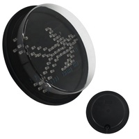 Pemasok Lampu Lalu Lintas Dia.200mm(8inci) Lampu Lalu Lintas LED Merah Statis untuk Pejalan Kaki dengan Lensa Transparan