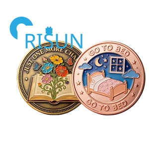 <span class=keywords><strong>Moneda</strong></span> Conmemorativa <span class=keywords><strong>de</strong></span> Metal para Amantes <span class=keywords><strong>de</strong></span> la Lectura, Regalo para Lectores, <span class=keywords><strong>Moneda</strong></span> <span class=keywords><strong>de</strong></span> Desafío 'Vamos a Dormir, ¡Un Capítulo Más!' - Product Image 3