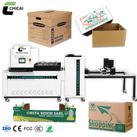 Nueva Impresora Digital de Inyección de Tinta de Alta Velocidad Onepass, 40m/min, 1200dpi, USB/Wi-Fi, Automática, Multifunción, para Cajas de Papel, Cajas Corrugadas, PLC
