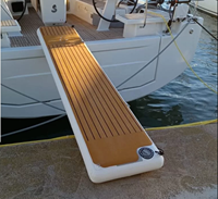 Plateforme flottante gonflable à prix d'usine, passerelle gonflable pour bateau et yacht