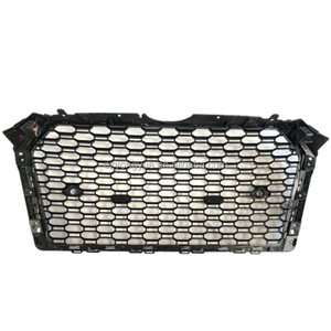 Griglia Anteriore in Fibra di Carbonio RS4 Sostitutiva per Auto Nero Lucido Cromato Griglia Anteriore in Fibra di Carbonio per <span class=keywords><strong>Audi</strong></span> <span class=keywords><strong>A4</strong></span> B9 2016 2017 <span class=keywords><strong>2018</strong></span> - Product Image 6