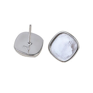 Pendentif d'oreille en argent S925 fait main, style reine, accessoire de collier DIY pour femmes, composants de bijoux tendance et creux - Product Image 5