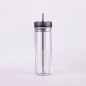 Gobelet en acrylique double paroi de 16 oz avec couvercle et paille pour le bubble tea – Vente en gros directe pour les fournitures de magasins de boba - Product Image 6