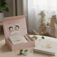 Bester Hersteller für individuell bedruckte Luxus-Goldfolien-Leinen-Journale und Babybücher mit Geschenkbox
